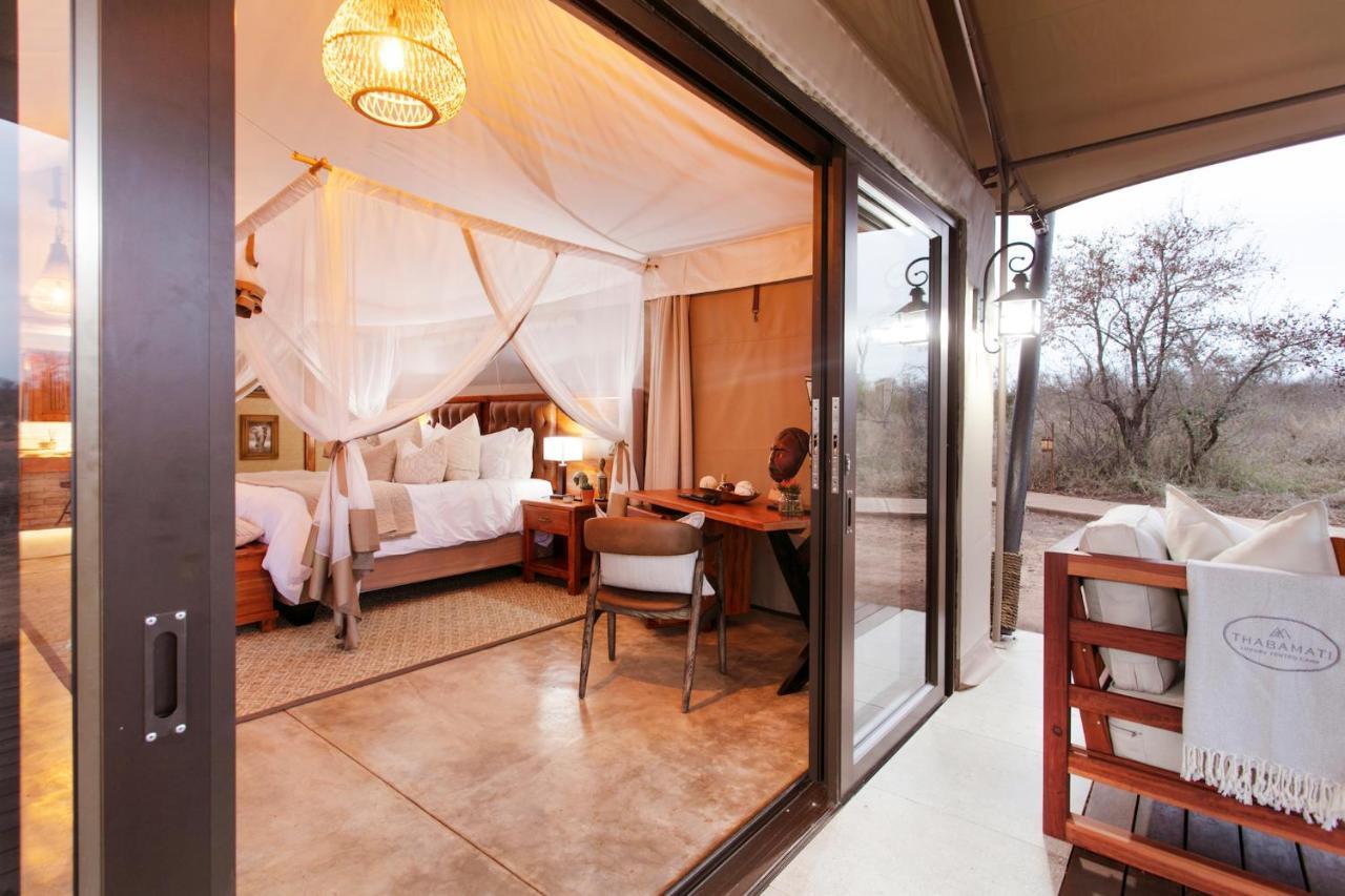 Thabamati Luxury Tented Camp 팀바바티 수렵금지구역 외부 사진